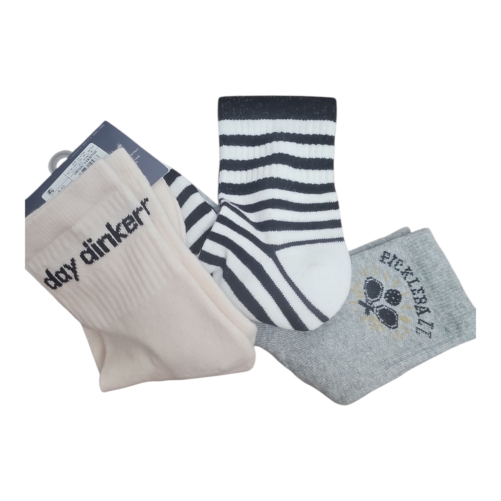 Universal Thread Women's Striped‎ and Graphic Socks - Pickleball Day Drinker New